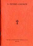 Pamphlet; About the Church; nd by St. Peter's Episcopal Church of Niagara Falls