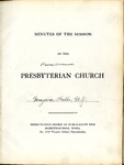 Session Minutes; April 1923-April 1931 by Pierce Avenue United Presbyterian Church