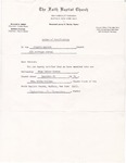1981-12-20; Letter; Letter of Notification Ishtar Goston by Pilgrim Missionary Baptist Church