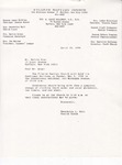 1990-04-19 Letter-Baptismal Services by Pilgrim Missionary Baptist Church