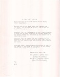 Undated; Letter; Resolution by the Pilgrim Baptist Church Sunday School Department by Pilgrim Missionary Baptist Church