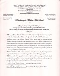 Undated; Letter; Resolution for Mother Mae Smith