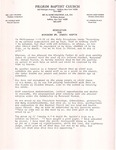 Undated; Letter; Resolution for Reverend Dr Samuel Austin by Pilgrim Missionary Baptist Church