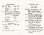 1967-04-02; Pamphlet; Announcements by Pilgrim Missionary Baptist Church