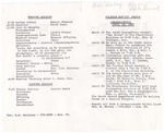 1967-04-16; Pamphlet; Announcements