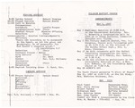 1967-05-07; Pamphlet; Announcements