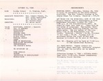 1984-10-14; Pamphlet; Announcements