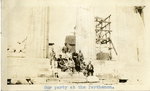 Greece; Athens; 1926; Dr. Harry W. Rockwell and Company at the Parthenon; Photograph by Harry W. Rockwell