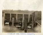 Italy; Pompeii; 1926; House of the Vetii; Photograph by Harry W. Rockwell