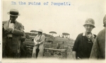 Italy; Pompeii; 1926; Ruins of Pompeii; Photograph by Harry W. Rockwell