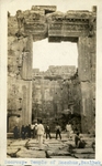 Lebanon; Baalbek; 1926; Temple of Bacchus; Photograph by Harry W. Rockwell