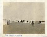 Egypt; Giza; 1926; Desert Camp; Photograph by Harry W. Rockwell