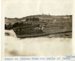 Jerusalem; 1926; Mount of Olives; Photograph by Harry W. Rockwell