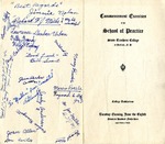 Papers; School of Practice Commencement Materials; 1943