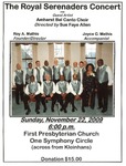 Advertisements; 2009-11-22 by The Royal Serenaders Male Chorus