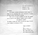 Correspondence; 1963-10-04