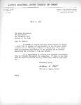 Correspondence; 1964-03-02