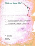 Correspondence; 1976-06-10