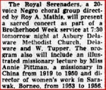 News-1957-02-09-Buffalo Courier Express by The Royal Serenaders Male Chorus