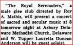 News-1957-05-04-Buffalo Courier Express by The Royal Serenaders Male Chorus