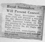 News-n.d.-americanlegion by The Royal Serenaders Male Chorus