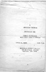 Program; 1952-04-06 by The Royal Serenaders Male Chorus