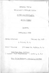 Program; 1958-02-23 by The Royal Serenaders Male Chorus