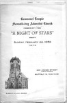 Program; 1959-02-22 by The Royal Serenaders Male Chorus