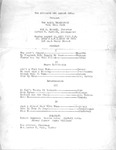 Program; 1960-08-21 by The Royal Serenaders Male Chorus