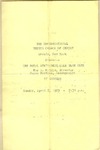 Program; 1973-04-08 by The Royal Serenaders Male Chorus