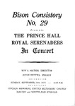 Program; 1975-09-28 by The Royal Serenaders Male Chorus