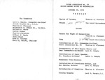 Program; 1978-10-28 by The Royal Serenaders Male Chorus