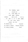 Program; 1981-05-30 by The Royal Serenaders Male Chorus