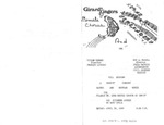 Program; 1985-04-28 by The Royal Serenaders Male Chorus