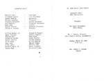 Program; 1993-03-14 by The Royal Serenaders Male Chorus