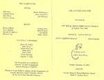 Program; 1993-11-14 by The Royal Serenaders Male Chorus