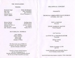 Program; 1995-11-12 by The Royal Serenaders Male Chorus