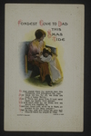 Fathers and Children: Love to Dad This Christmas (1) by WWI Postcards from the Richard J. Whittington Collection