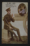 Tender Thoughts: To One I Love (1) by WWI Postcards from the Richard J. Whittington Collection