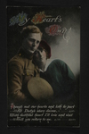 Tender Thoughts: My Hearts Own (1) by WWI Postcards from the Richard J. Whittington Collection