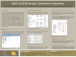 2020 ASHRAE Design Calculations Competition by Sara Deer, Conor Mathews, Melissa Bentley, and Jazmin Black