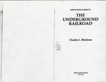 Hippocrene Guide; The Underground Railroad; 1994