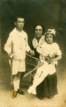 Włodzimierz Birnbaum With His Mother And Sister