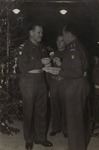 General Zygmunt Szyszko-Bohusz Sharing a Blessed Christmas Wafer with Soldiers of the Polish II Corps