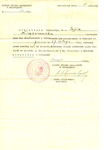 Document Confirming that Zofia Drzewieniecki had Successfully Completed a Course for the Staff of Social Centers and Canteens of the Polish Armed Forces in the East