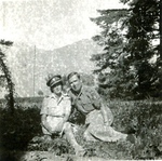 Zofia Drzewieniecki and Captain Włodzimierz Drzewieniecki on Their Honeymoon in Italy